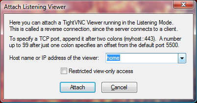 Attach Listening Viewer